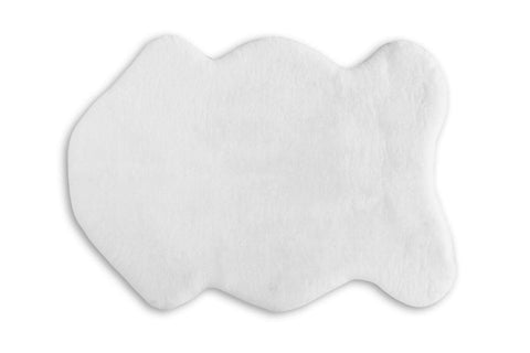 Jassrug Fur Fleece Carpet 100x140 White