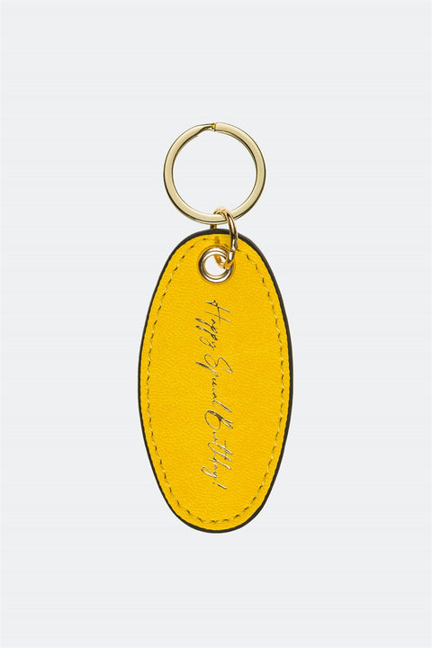 Case Look Yellow Metal Keychain 01