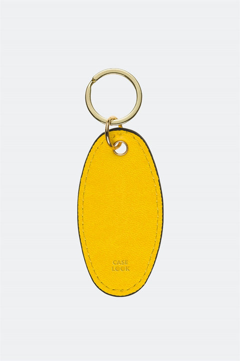 Case Look Yellow Metal Keychain 01