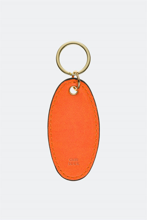 Case Look Orange Metal Keychain 01