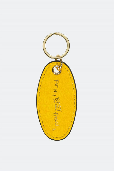 Case Look Yellow Metal Keychain 04