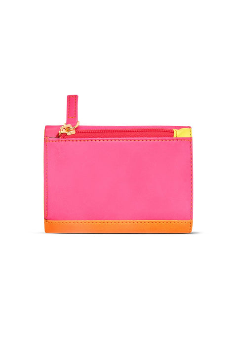 Case Look Women's Pink Coin Compartment Wallet Fiona 04