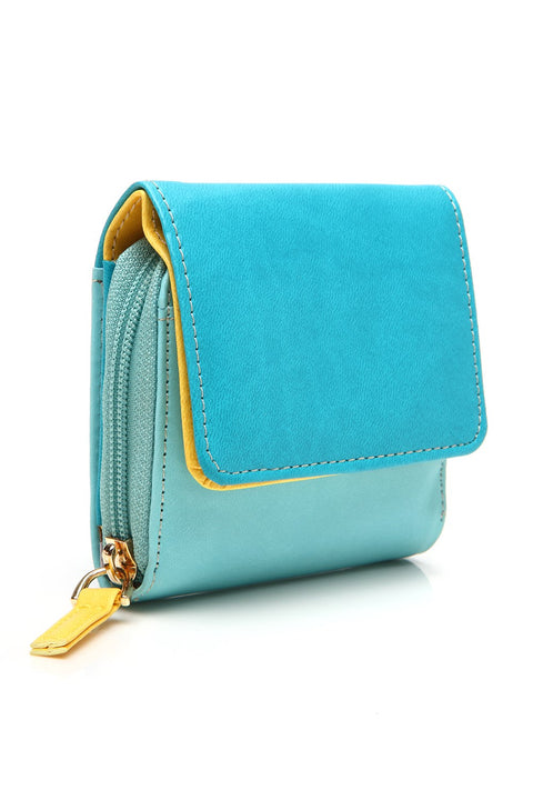 Case Look Women's Turquoise Wallet Alice 01