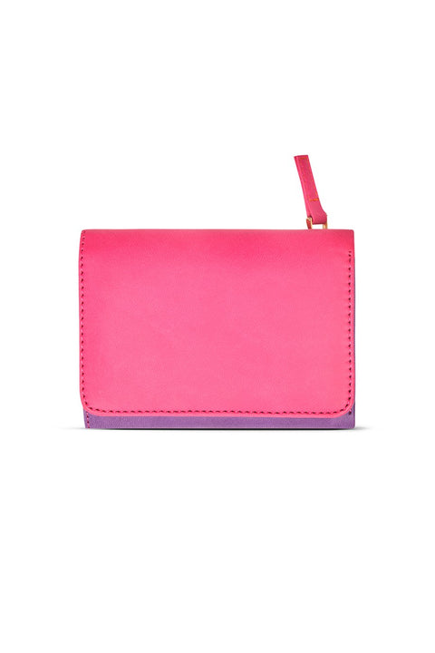 Case Look Women's Pink Coin Compartment Wallet Fiona 02