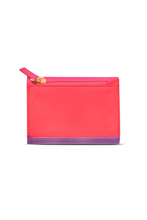 Case Look Women's Pink Coin Compartment Wallet Fiona 02