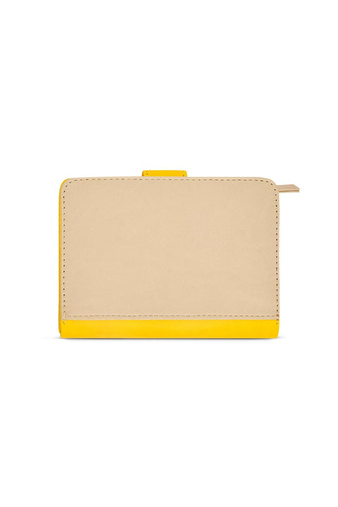 Case Look Women's Yellow Colored Snap Wallet Paris 03