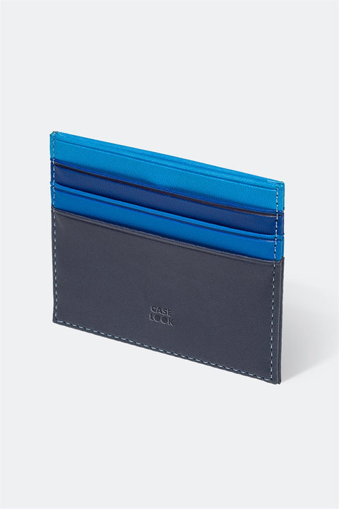 Case Look Men's Dark Blue Colored Card Holder Frank 02