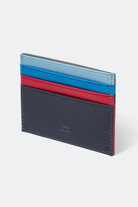 Case Look Men's Dark Blue Colored Card Holder Frank 04