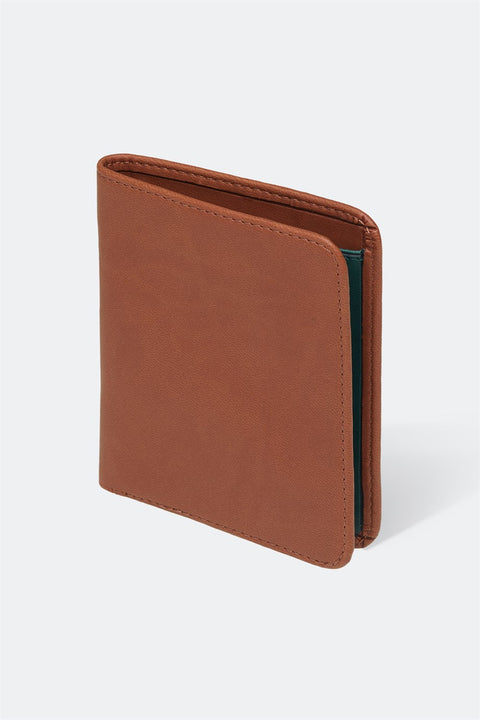 Case Look Men's Tan Colored Folding Wallet Terry 03