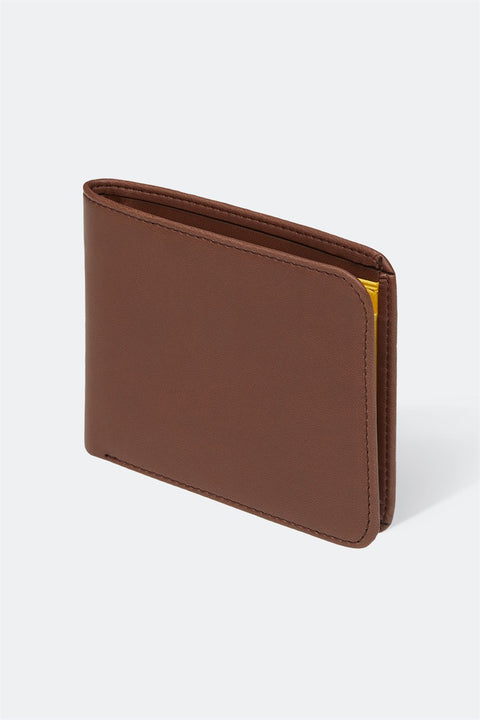 Case Look Men's Brown Folding Wallet Harper 01