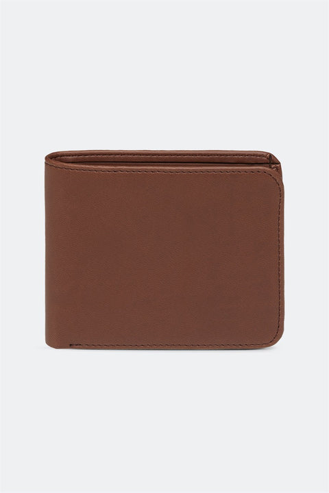 Case Look Men's Brown Folding Wallet Harper 01