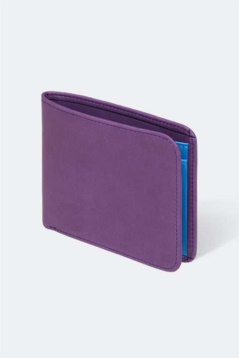 Case Look Men's Purple Folding Wallet Harper 04
