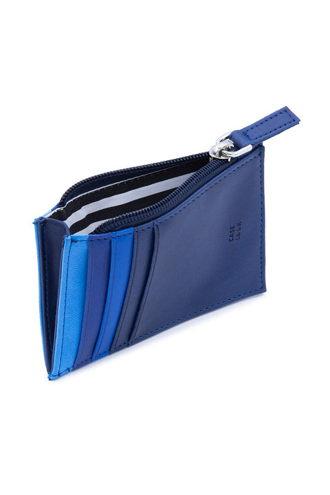 Case Look Men's Blue Zipper Wallet Alex 02