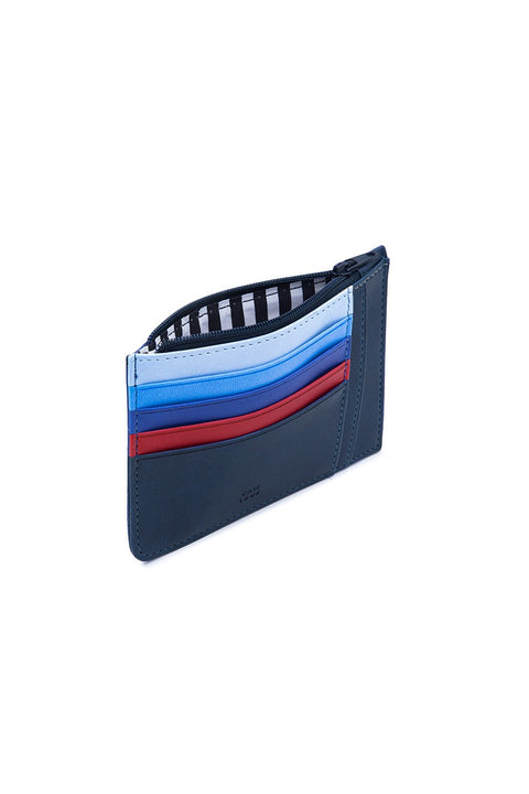 Case Look Men's Colorful Zippered Card Holder Irvin 01