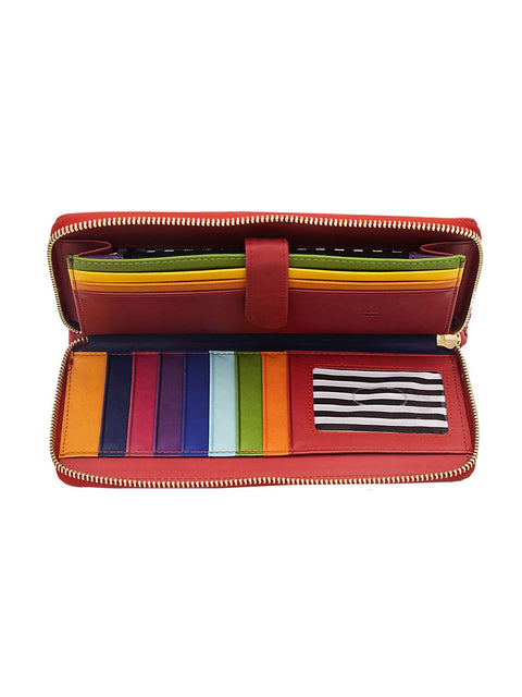 Case Look Women's Red Wallet Lenora 02