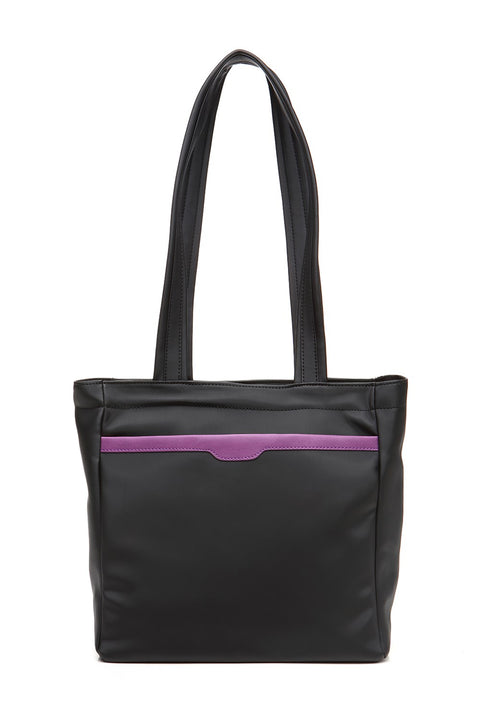 Case Look Women's Black Shoulder Bag Lona 01