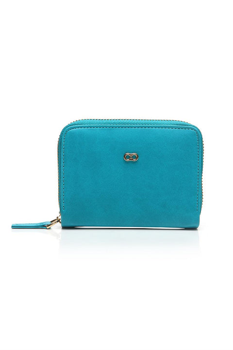 Case Look Women's Turquoise Wallet Juno 03