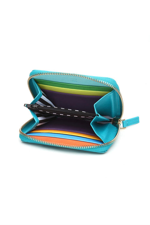 Case Look Women's Turquoise Wallet Juno 03