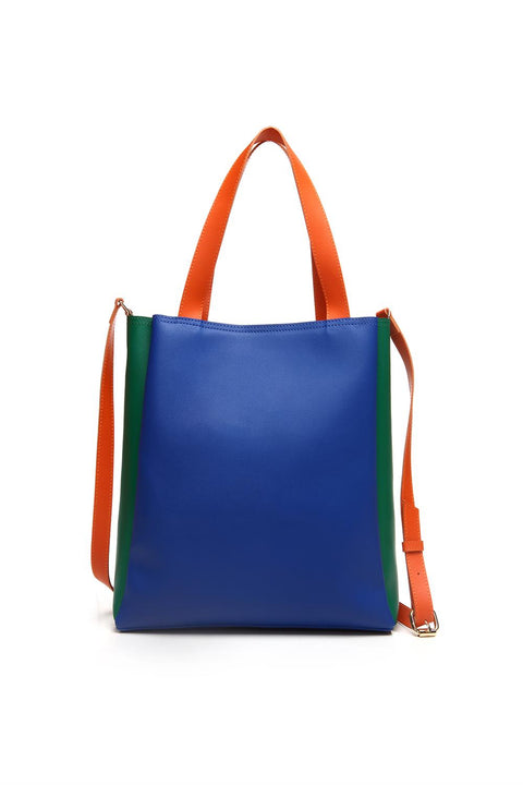 Case Look Women's Blue-Green-Orange Shoulder Bag Adel 01