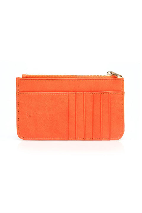 Case Look Women's Wallet with Slogan Orange July Forest 01