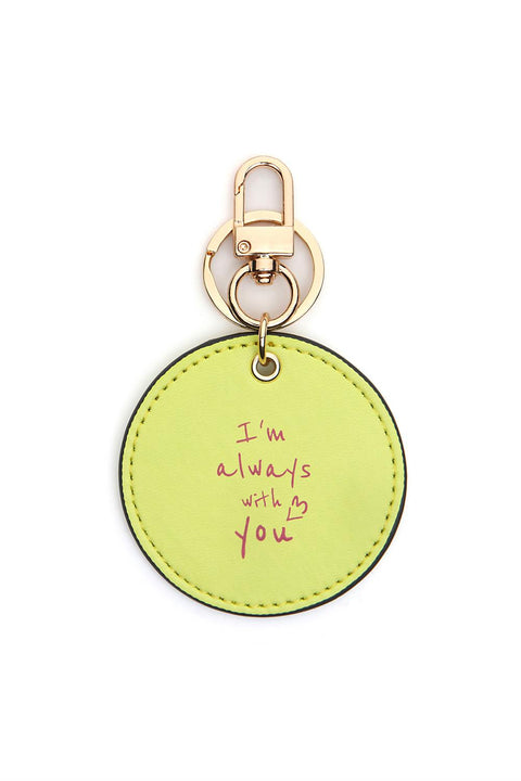 Case Look Slogan Keychain Yoko Green 01