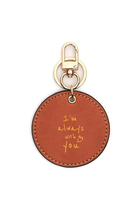 Case Look Slogan Keychain Yoko Brown 03