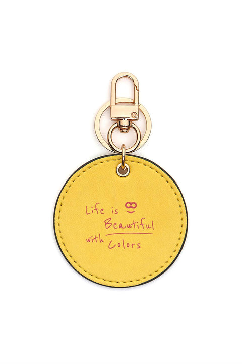 Case Look Slogan Keychain Yoko Yellow 06