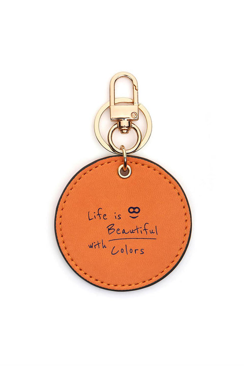 Case Look Slogan Keychain Yoko Orange 07