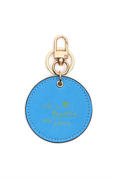 Case Look Slogan Keychain Yoko Blue 08