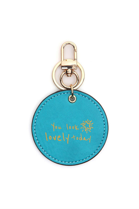 Case Look Slogan Keychain Yoko Turquoise 04