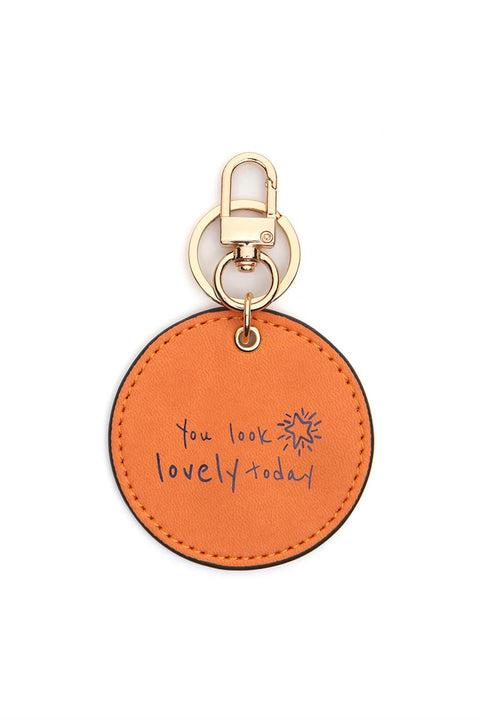 Case Look Slogan Keychain Yoko Orange 07