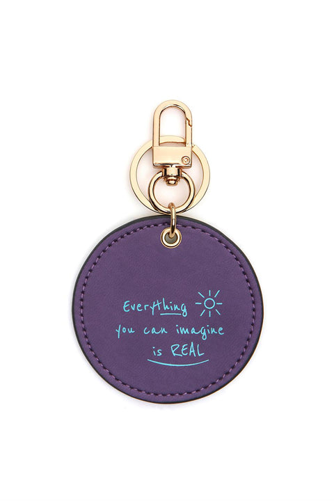 Case Look Slogan Keychain Yoko Purple 05