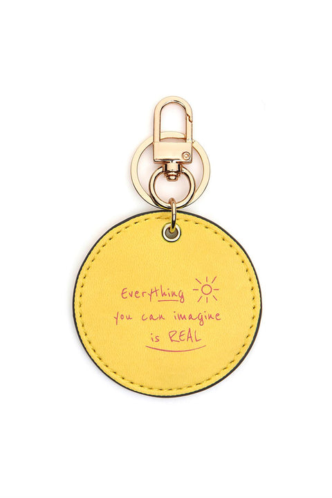 Case Look Slogan Keychain Yoko Yellow 06