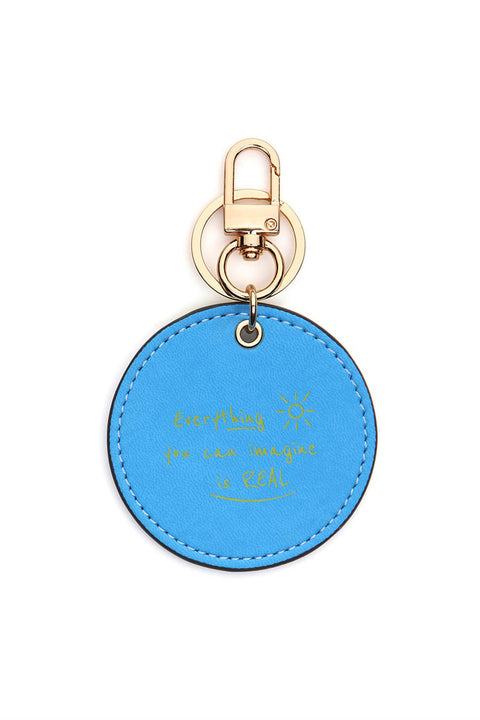 Case Look Slogan Keychain Yoko Blue 08