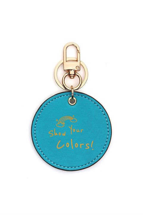 Case Look Slogan Keychain Yoko Turquoise 04