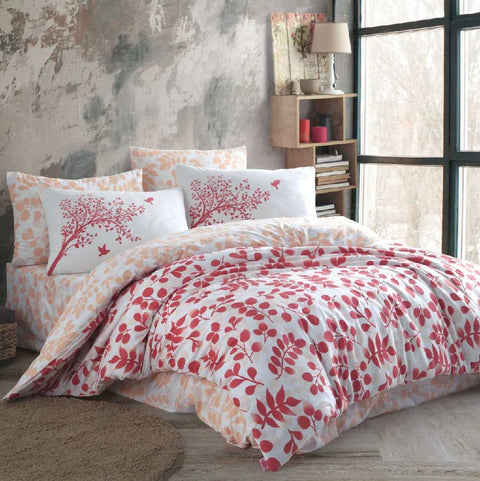 Hobby Silvia Red - Ranforce Single Duvet Cover Set