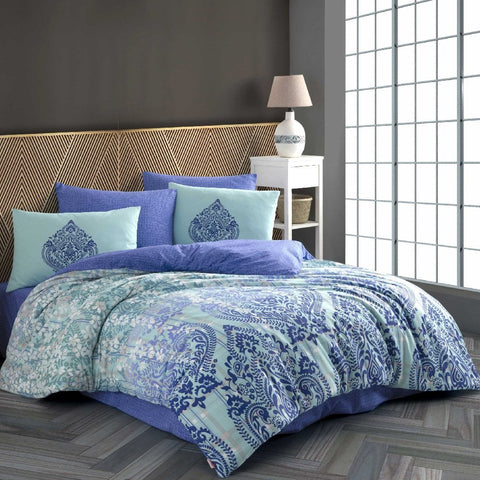 Hobby Desire Turquoise - Ranforce Double Duvet Cover Set