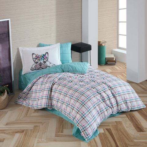 Hobby Monart Green-Poplin Studio Duvet Cover Set