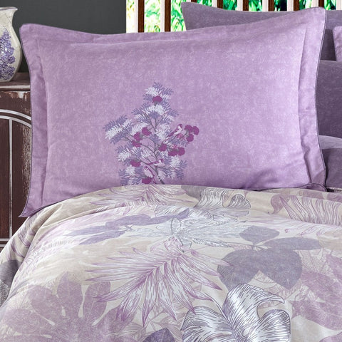 Hobby Juilet Lilac - Double Satin Duvet Cover Set