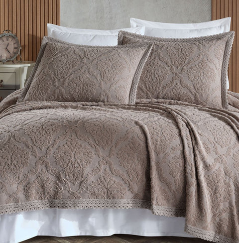 Hobby Hera Bedspread - Royal Coffee