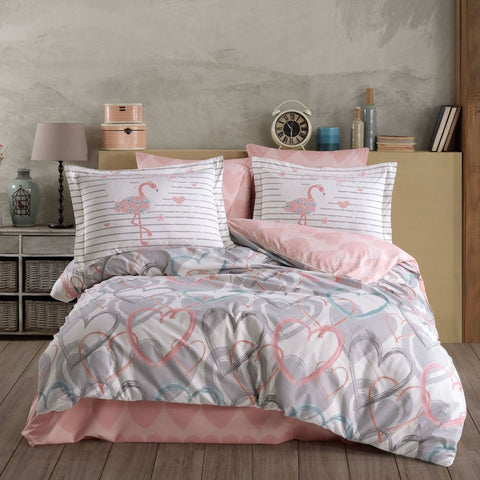 Hobby Diana Gray - Poplin Double Duvet Cover Set