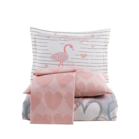 Hobby Diana Gray - Poplin Double Duvet Cover Set