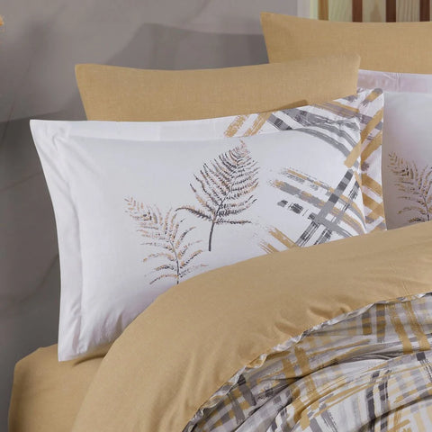 Hobby Irma Beige - Ranforce Double Duvet Cover Set