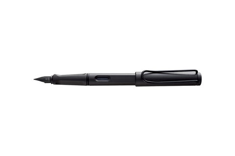 Lamy Safari Fountain Pen Metal Clip B Nib Matte Black