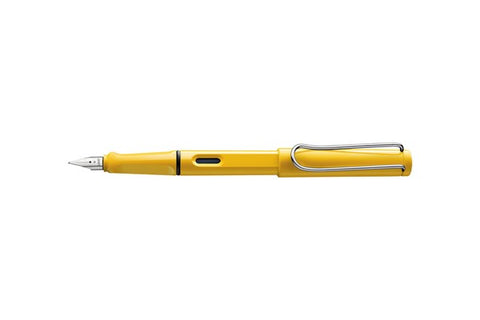 Lamy Safari Fountain Pen Metal Clip B Nib Yellow