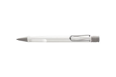 Lamy Safari Ballpoint Pen Metal Clip White