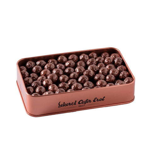 Şekerci Cafer Erol Coffee Dragee - Bronze Large Tin Box, 300 g