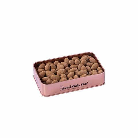 Şekerci Cafer Erol Princess Almond Dragee - Bronze Tin Box, 280 g