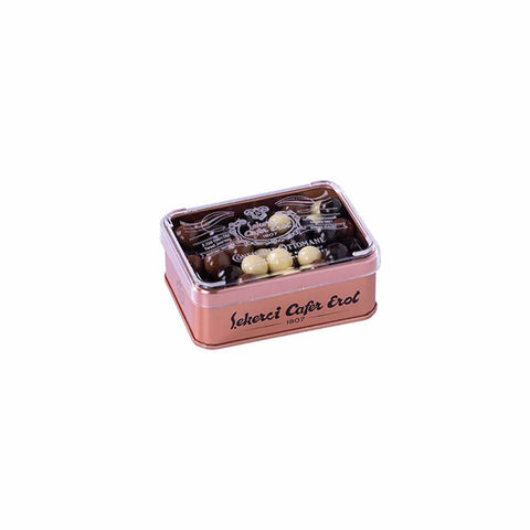 Şekerci Cafer Erol Coffee Bean Dragee - Bronze Tin Box, 150 g