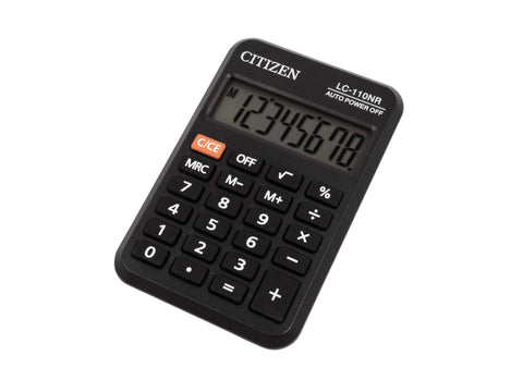 Citizen LC-110NR Pocket Calculator.-Black